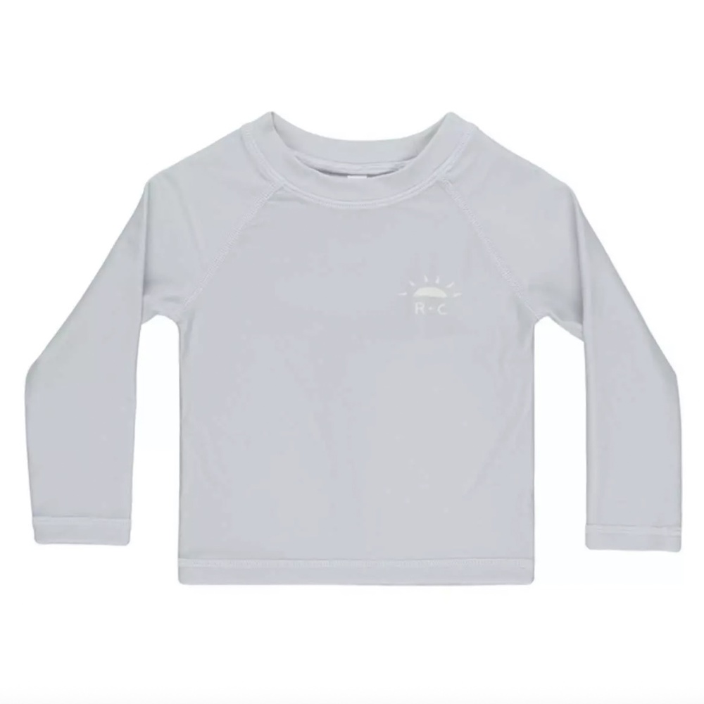 Rylee + Cru Light Blue Long Sleeve Rashgaurd